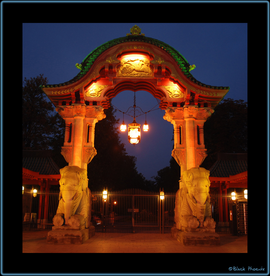 Das Elefantentor des Berliner Zoo's