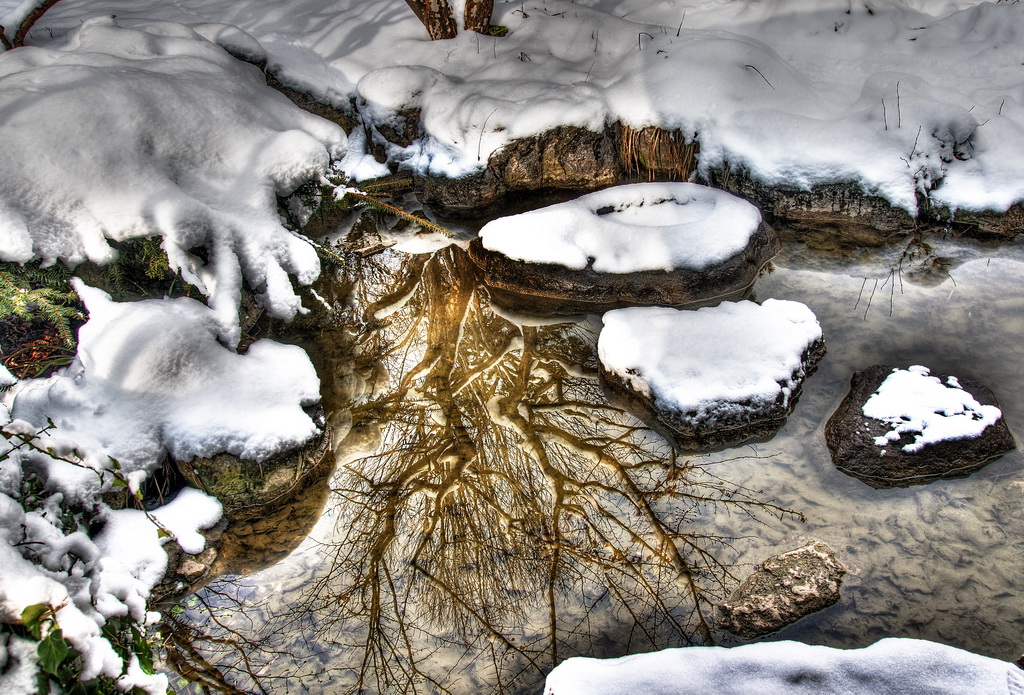 Das Element Wasser im Winter