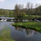 Das Elstertal mit Stauwehr bei Neumühle