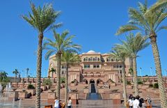 Das Emirates Palace Hotel in Abu Dhabi