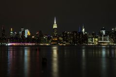 Das Empire State Building von Brooklyn aus