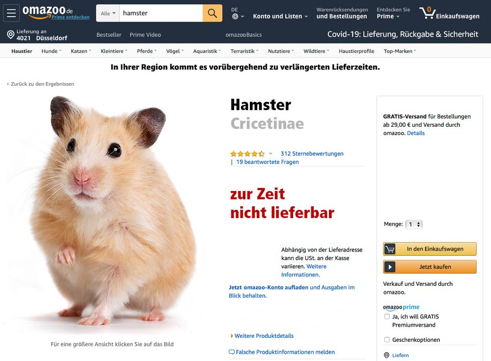 Das Ende der Hamsterkäufe