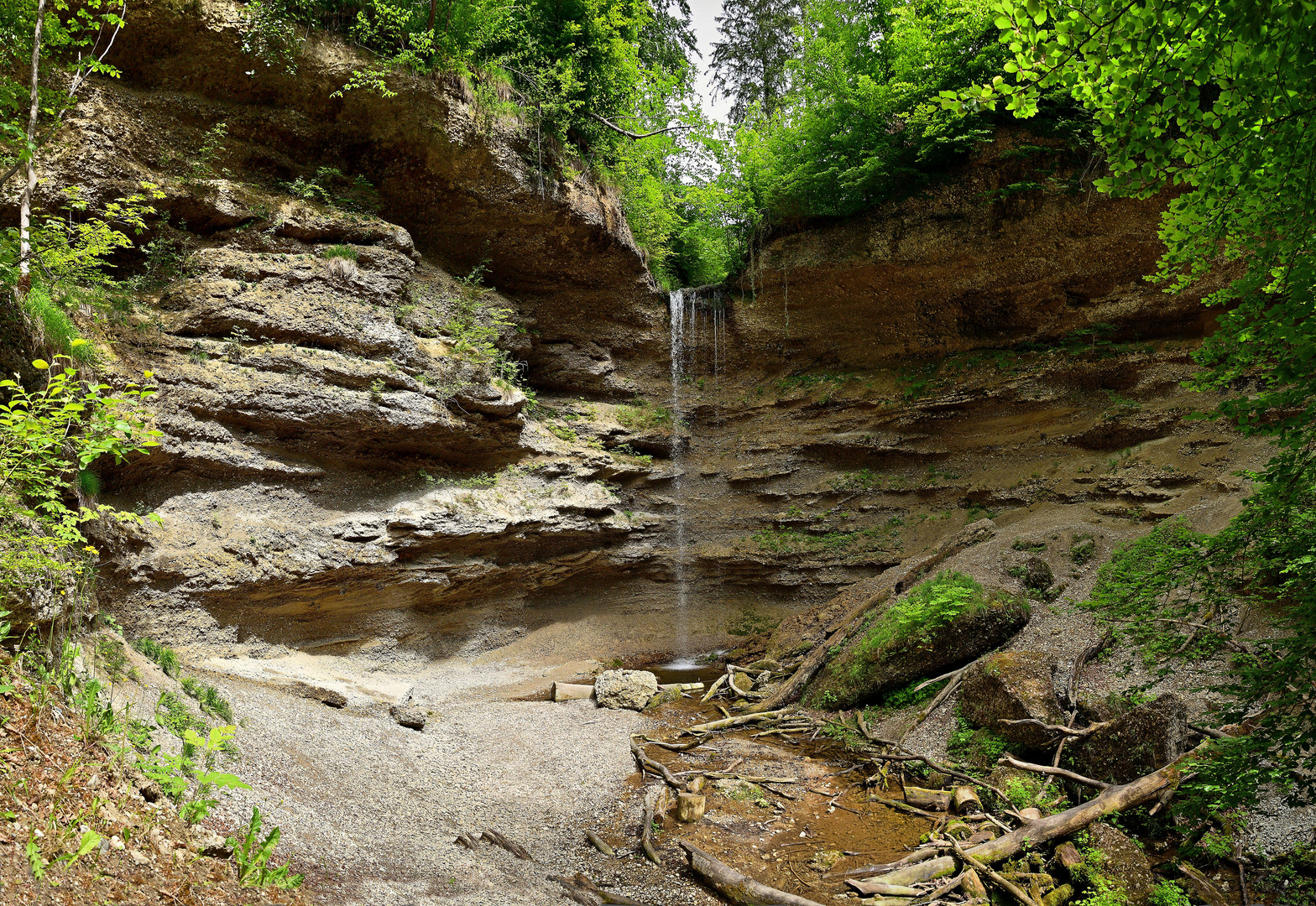 Das Ende der Schlucht