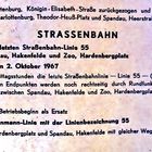 Das Ende der Straßenbahn in West - Berlin am 2. Oktober 1967