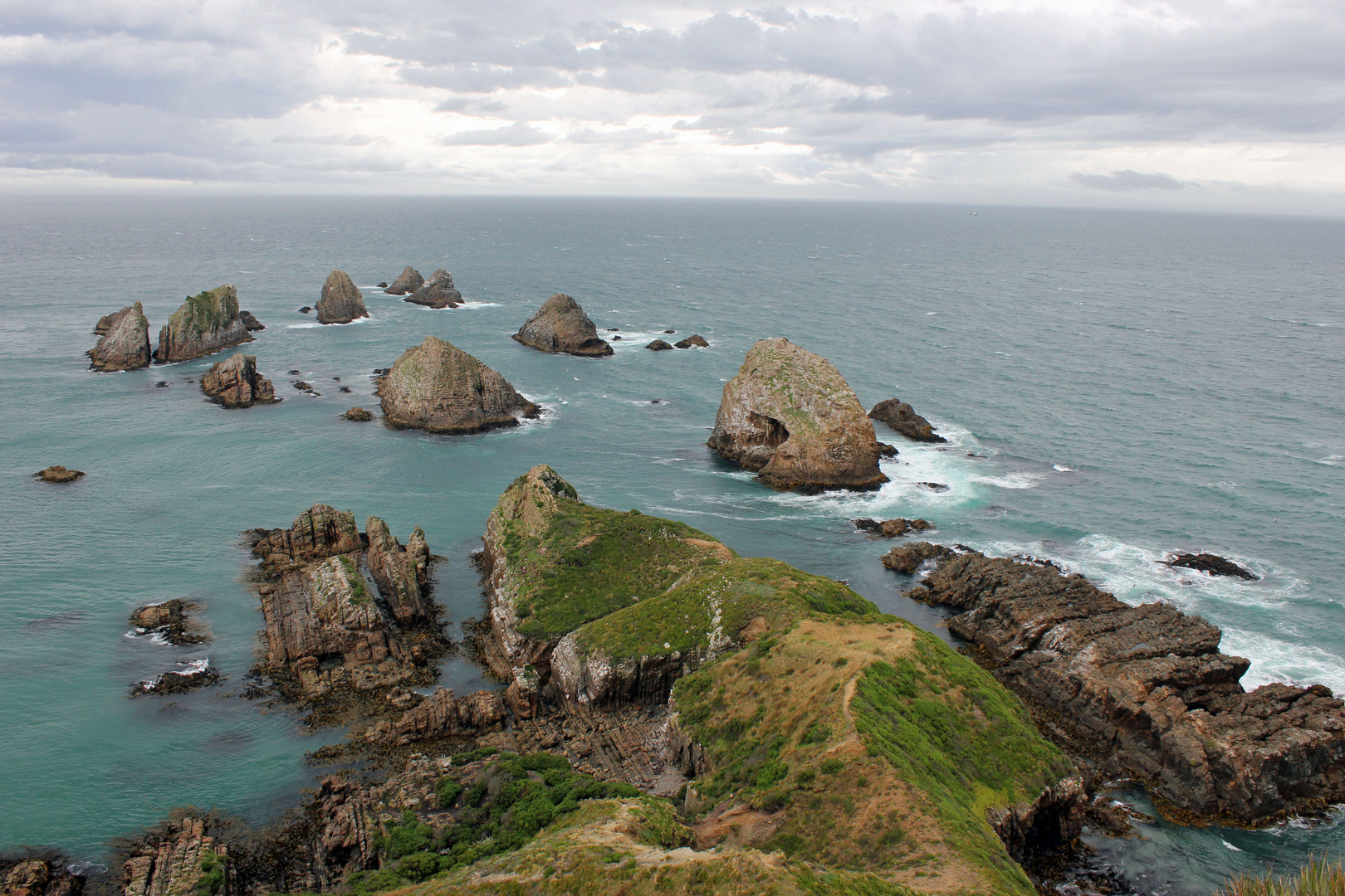 Das Ende der Welt (Nugget Point, Neuseeland)