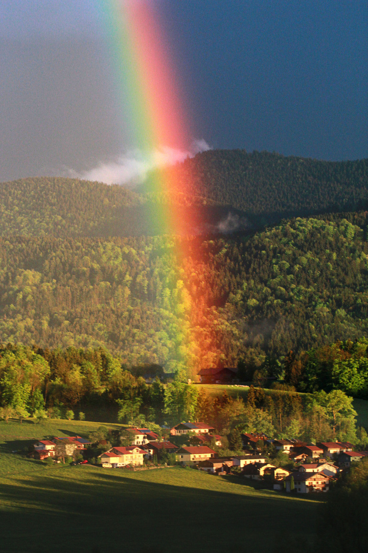 das Ende des Regenbogens