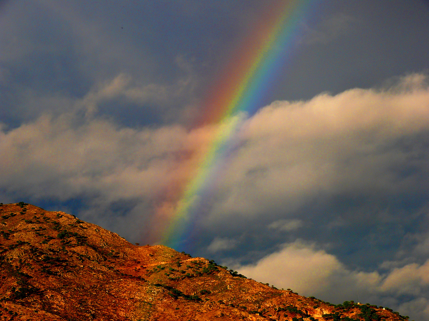 das Ende des Regenbogens