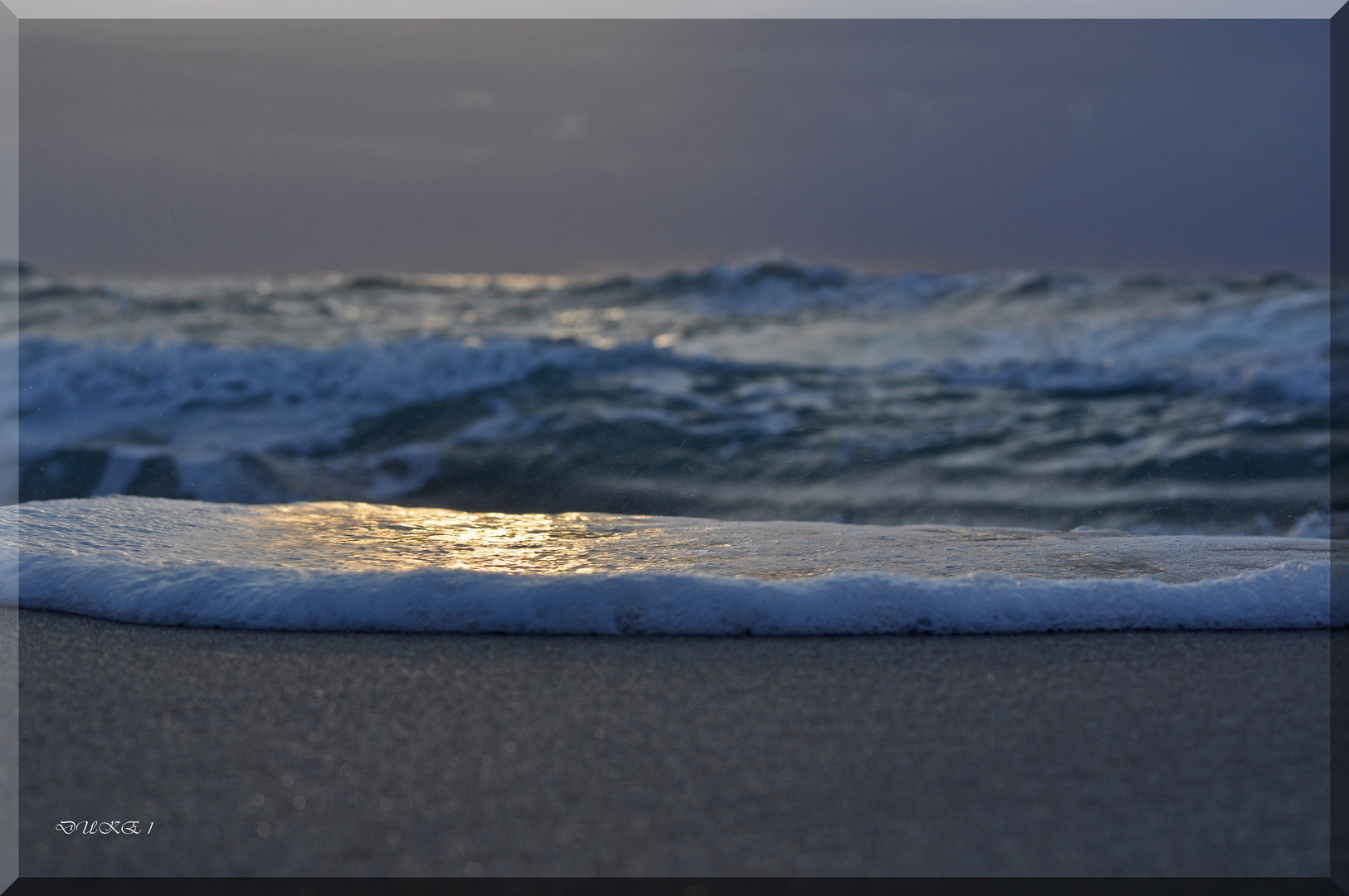 Das Ende einer großen Welle .