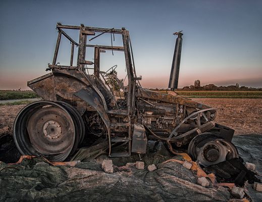 Das Ende eines Traktors