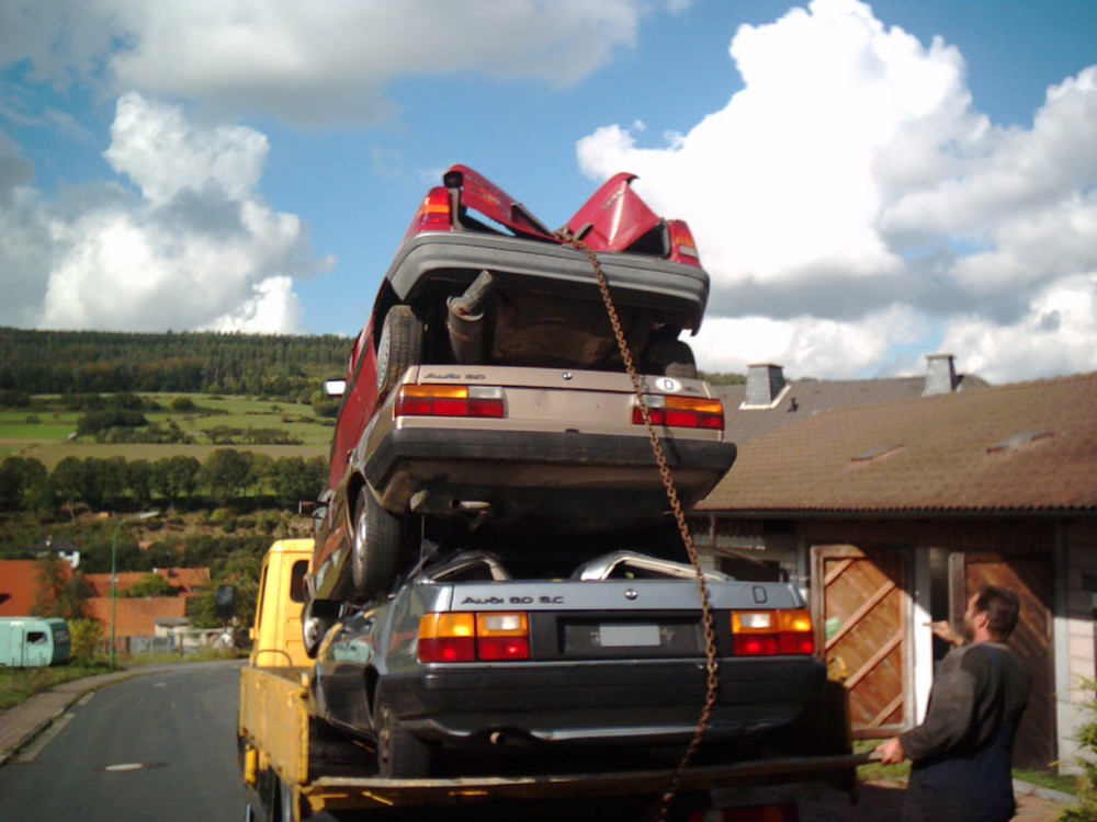 Das Ende vom Audi 80 sc