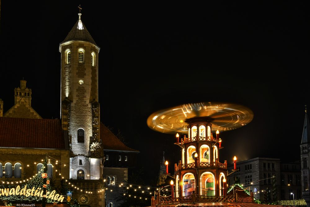 Das Ende vom Weihnachtsmarkt - gleich hebt sie ab