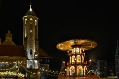 Das Ende vom Weihnachtsmarkt - gleich hebt sie ab