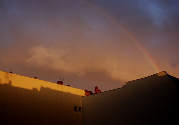 das entäuschende ende vom regenbogen...