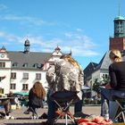 Das Erst-Semester auf dem Darmstädter Marktplatz