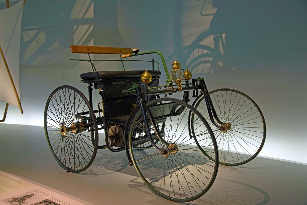 Das erste Automobil. Foto & Bild