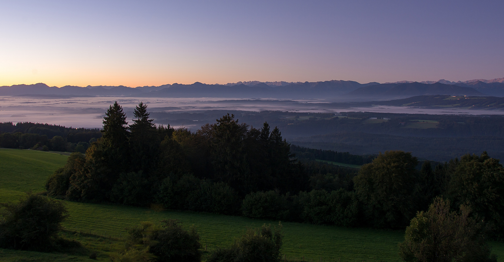 Das erste Licht des Tages