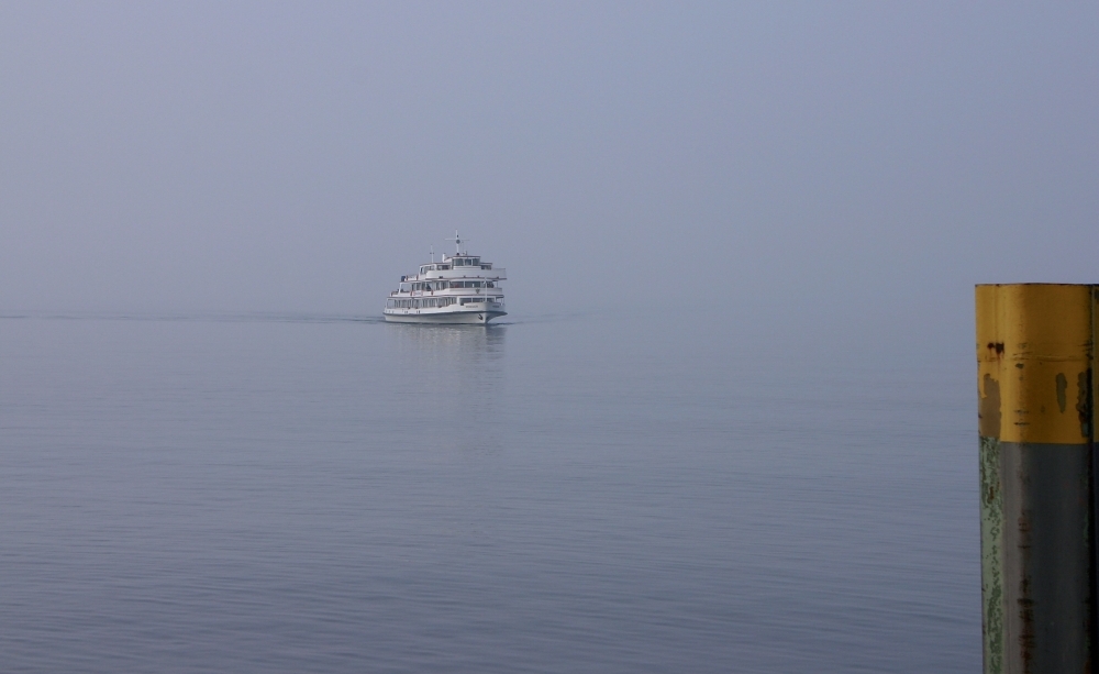 Das erste Schiff der Saison