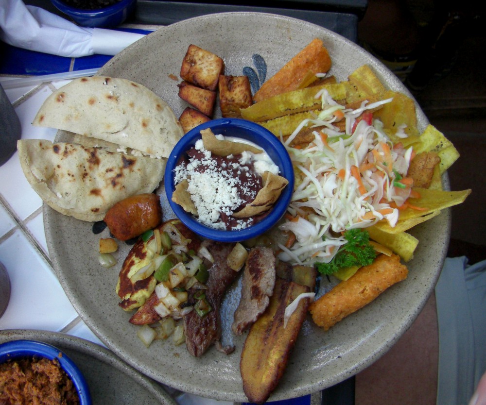 .. das Essen war auch lecker in Nicaragua