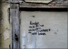 Das etwas andere Graffiti...