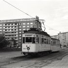 Das Fahrdrahtende in der Mühlenstraße .