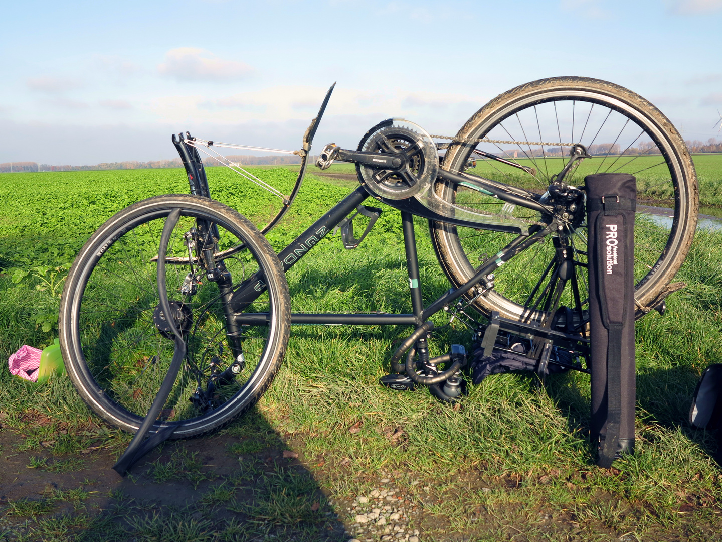 Das Fahrrad macht manchmal Pause ...