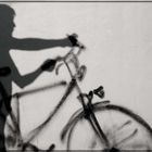 Das Fahrrad und der Schatten