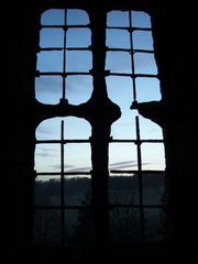 Das Fenster der Herrenhauses aus dem Helmslay Castle