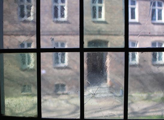 Das fenster mit dem Sprung