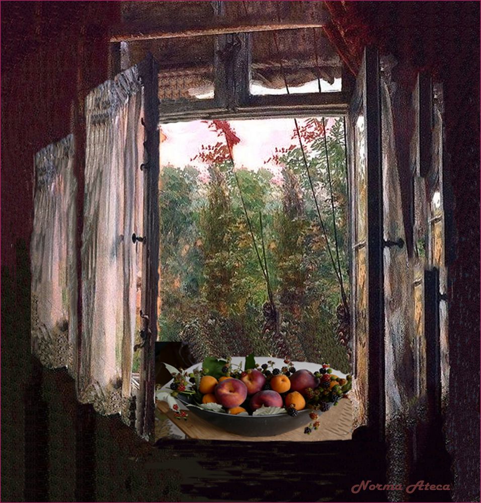 Das Fenster mit Obst Foto &amp; Bild stillleben , nature