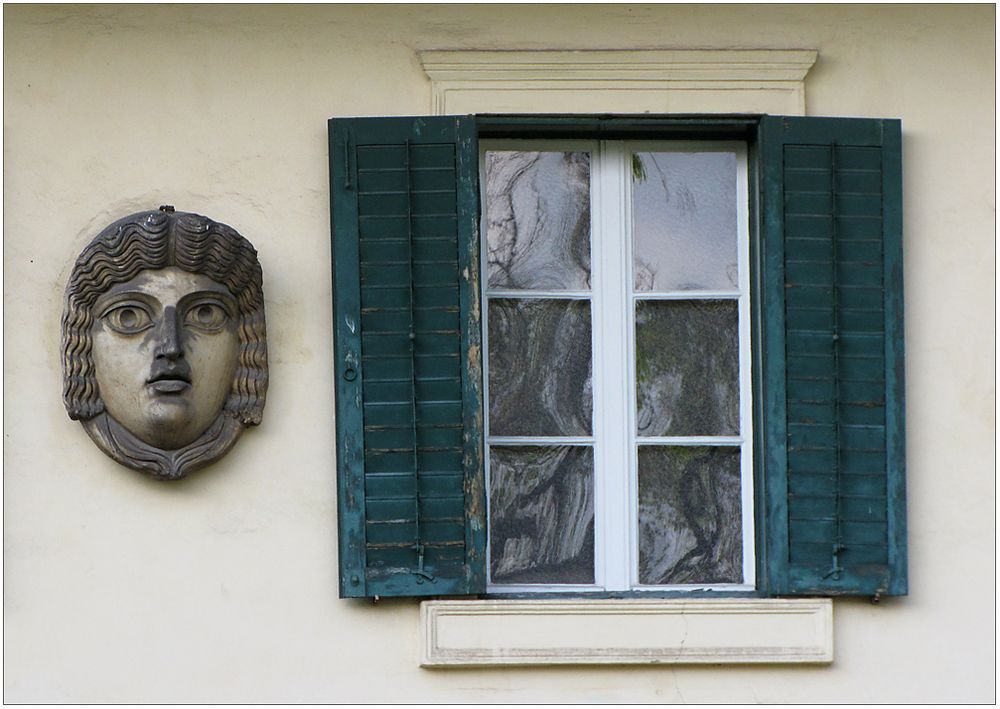 Das Fenster zum Garten.