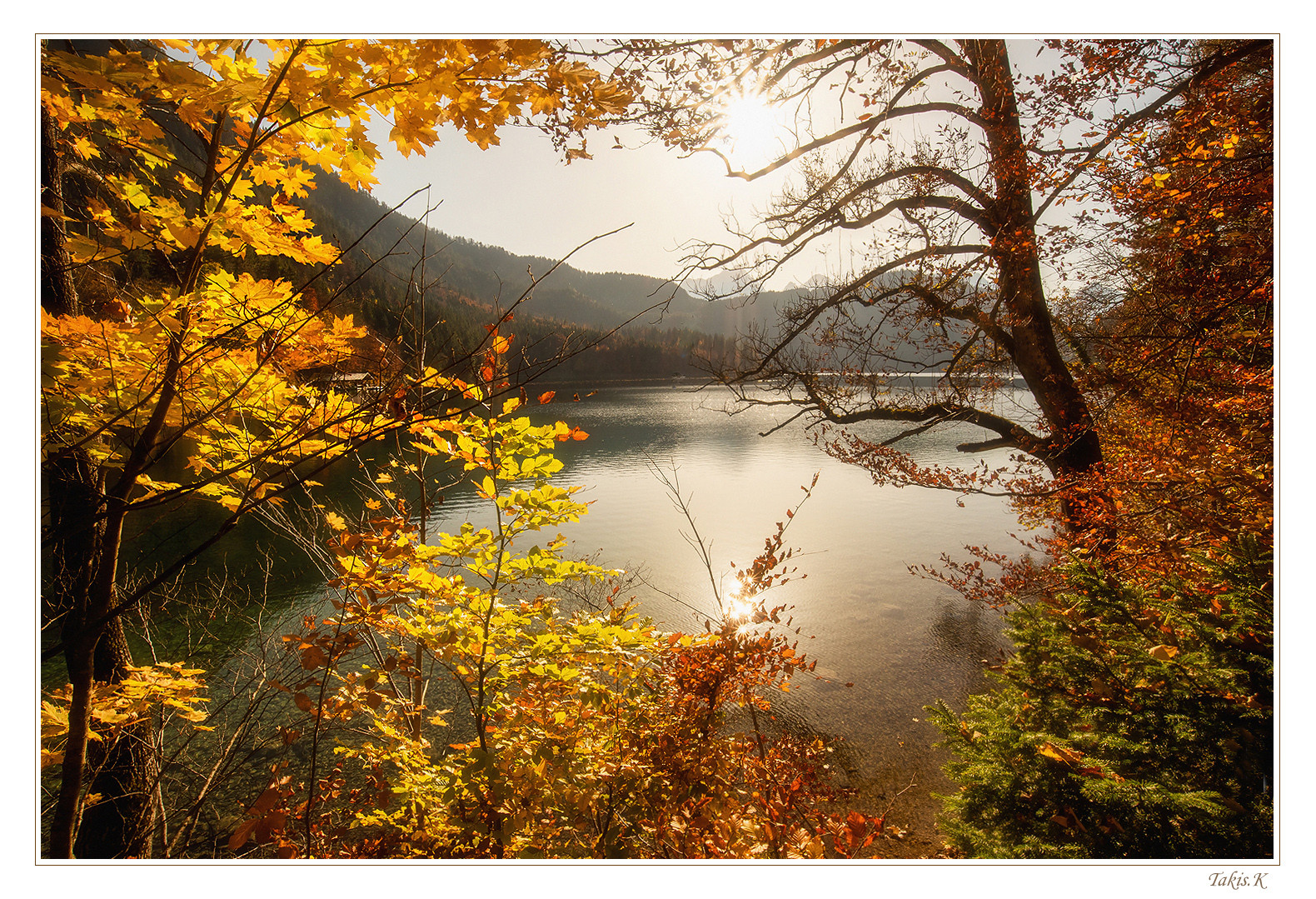 Das Fenster zum Herbst