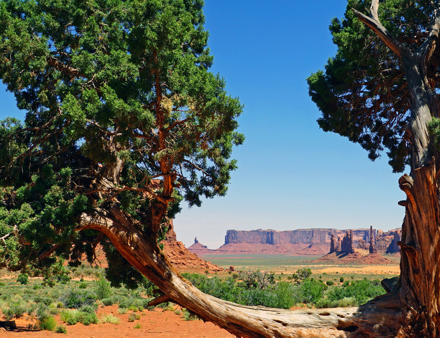 Das Fenster zum Monument Valley.