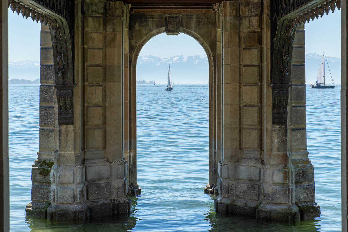 Das Fenster zum See.