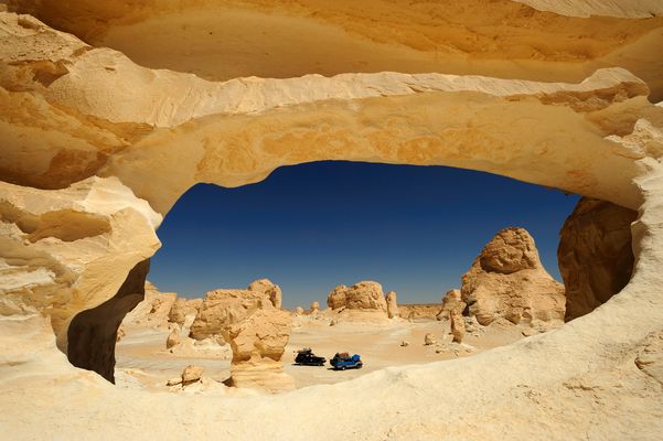 Das Fenster zur Sahara, westliche Weisse Wüste