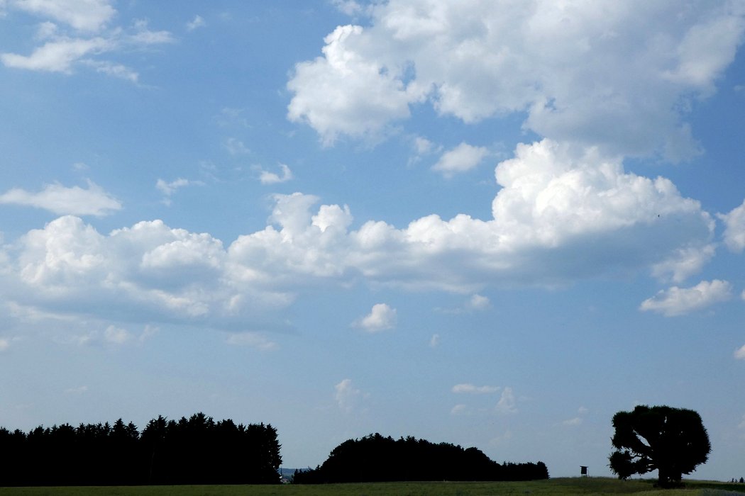 Das Feuer kocht den Horizont