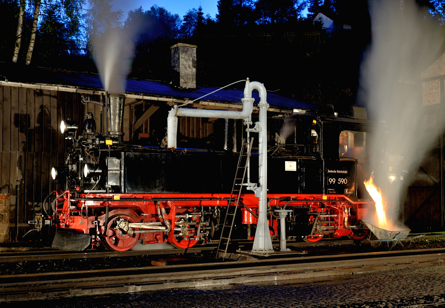 Das Feuer muss raus, Feierabend