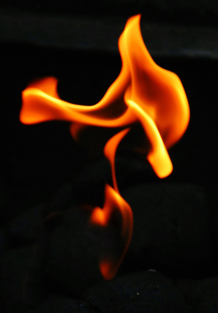 Das Feuer zum Lagerfeuer