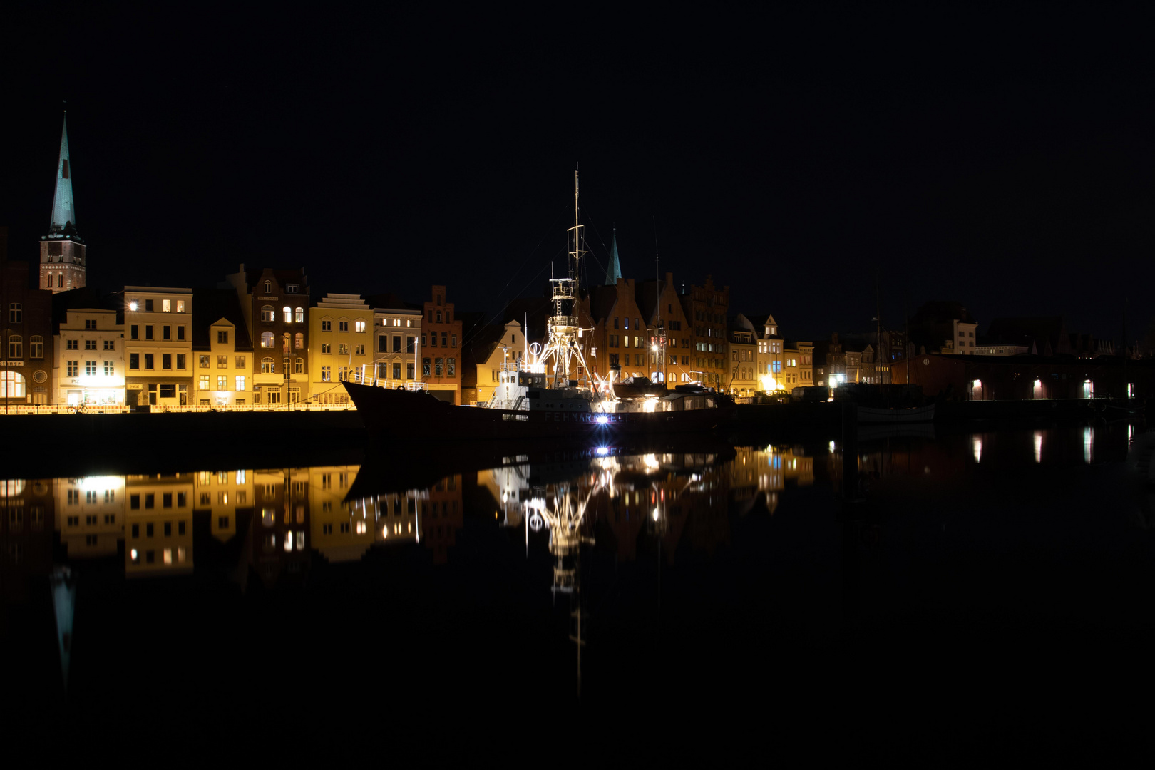 Das Feuerschiff "Fehmarnbelt" in Lübeck