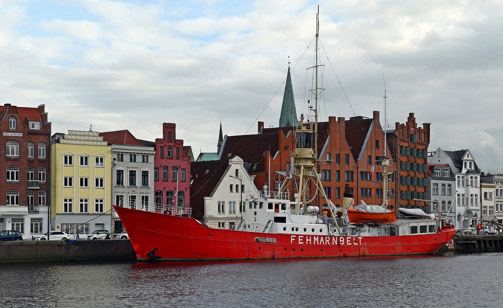 Das Feuerschiff FEHMARNBELT in Lübeck