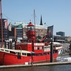 Das Feuerschiff im Hamburger Hafen