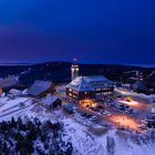 ... das Fichtelberghaus zur blauen Stunde ... am 26.01.2020