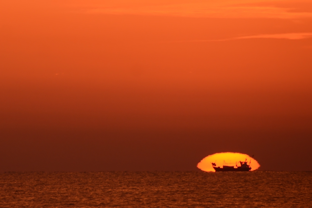 das Fischerboot / 7:46 Uhr