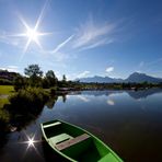 das Fischerboot am Hopfensee