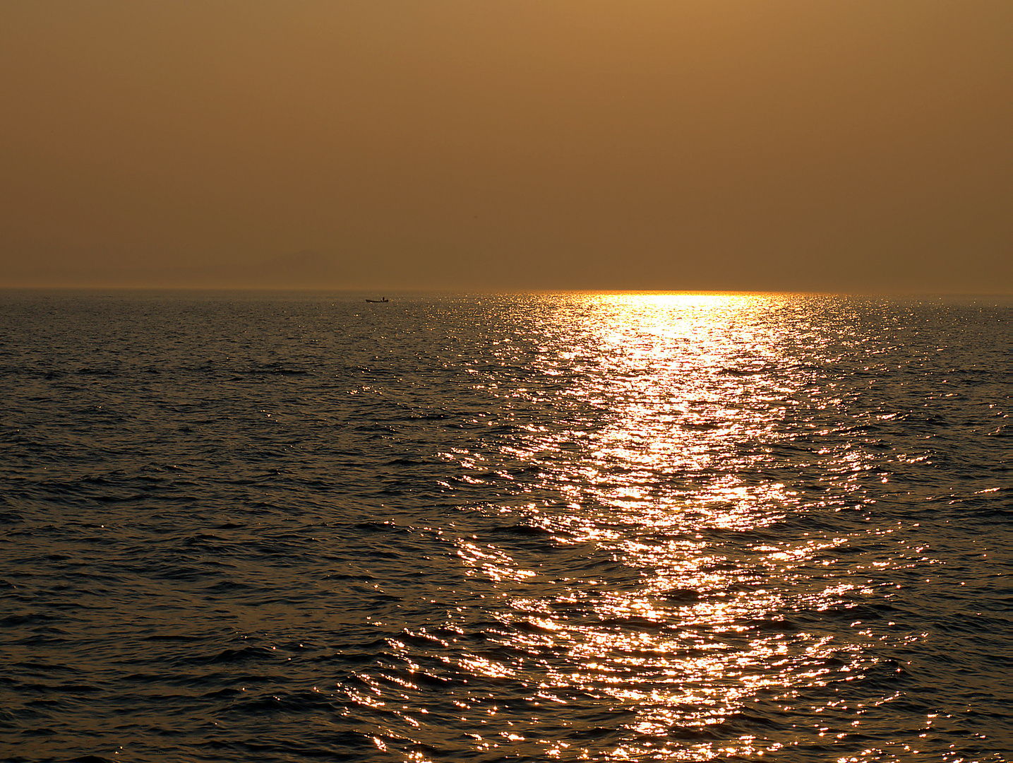 Das Fischerboot oder die Sonne ?