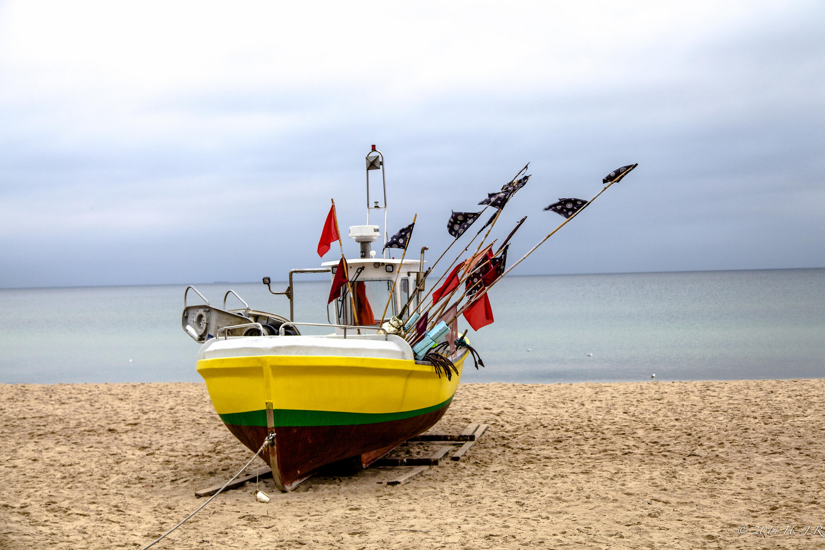 Das Fischerboot (zum Haus am Stand)