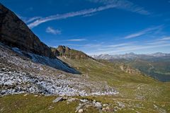 das Flatschjöchl am Weg zur Flatschspitz