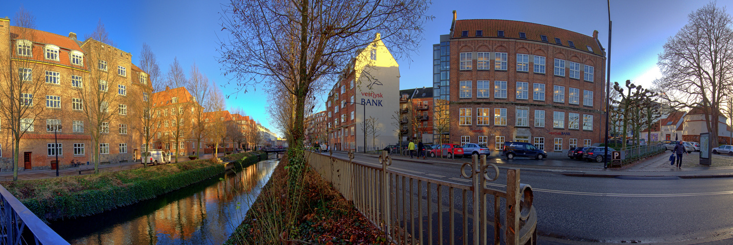 Das Flüsschen in Aarhus, Dänemark