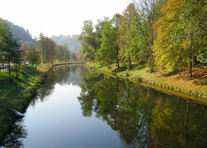 Das Flüsschen Nagold bei Wildberg