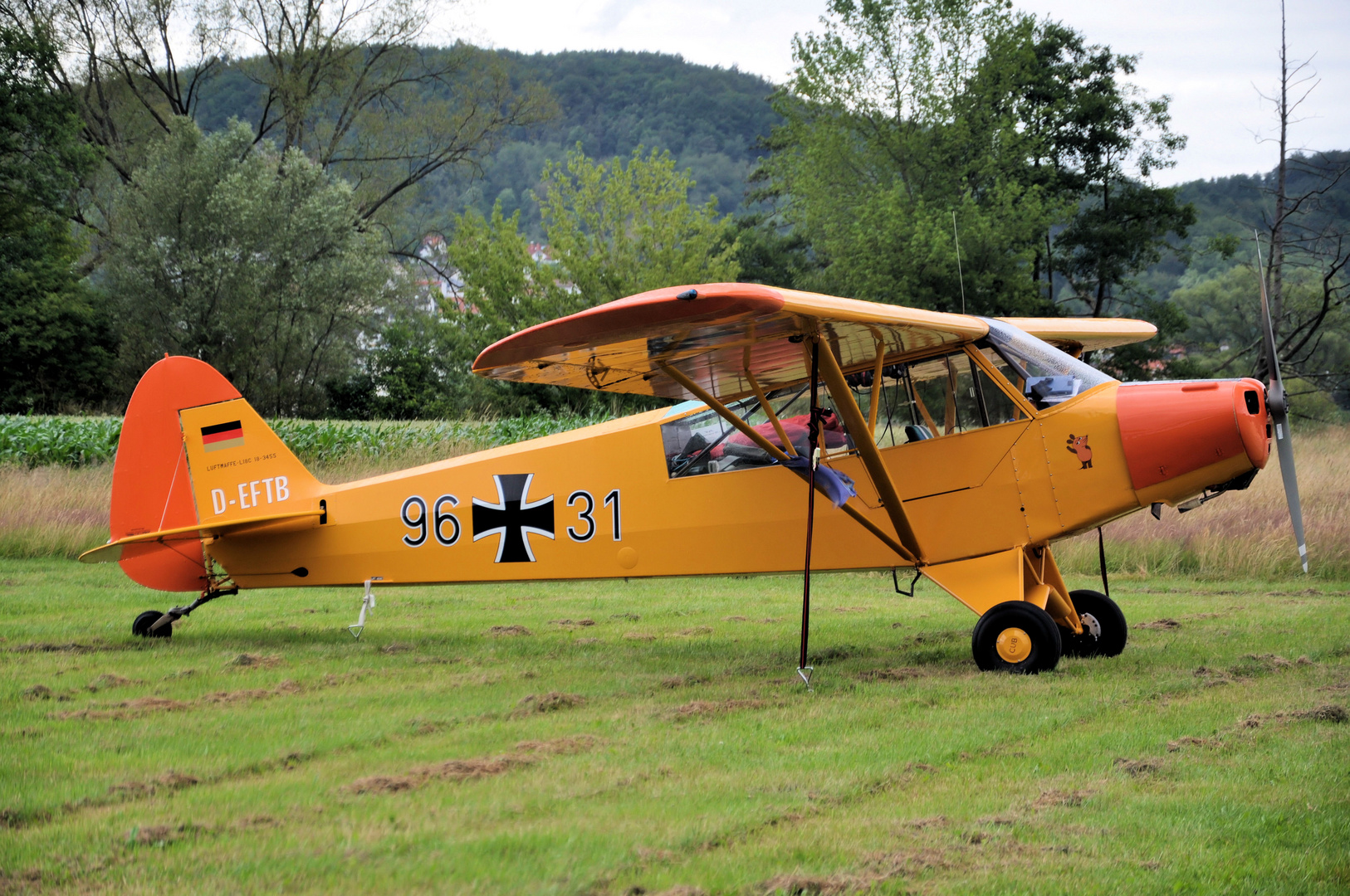 Das Flugzeug mit der Maus