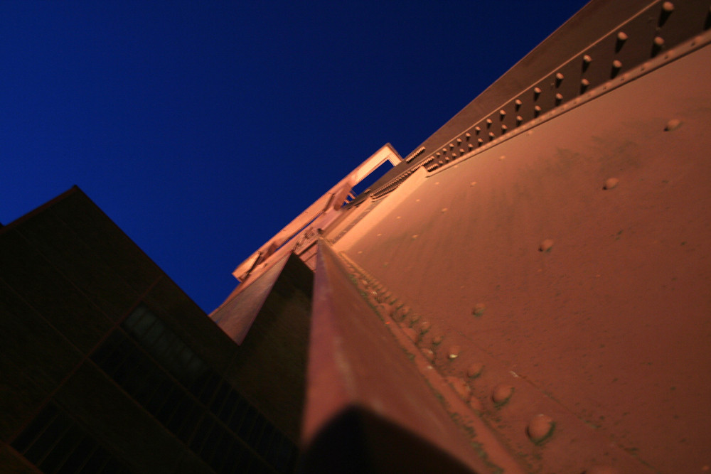 Das Fördergerüst auf Zollverein bei der Extraschicht 2008